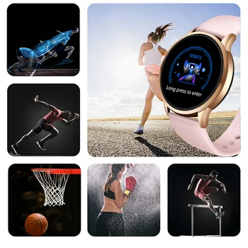 Ny Smart Ur Kvinder Sport Smart IP67 Vandtæt Fitness Tracker Blodtryk pulsmåler, Skridttæller Aktiv Armbånd