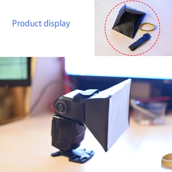 Fodling Sammenklappelig Mini Softboks Flash Diffuser Blød boks + 12pcs Farve Balance Gel Filter Til Canon/Nikon/Sony EOS Speedlight