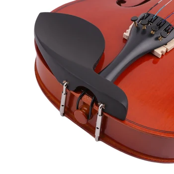 4/4 Høj Kvalitet I Fuld Størrelse Massivt Træ Naturlige Akustiske Violin Violin Med Bue Colophonium Professionel Musikalsk Instrument Ny