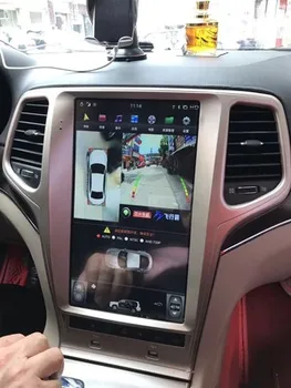 13.6 tommer 2din Android bil radio multimedie-afspiller til JEEP Grand cherokee 2011-2019 bil autoradio GPS-navigation, DVD-afspiller
