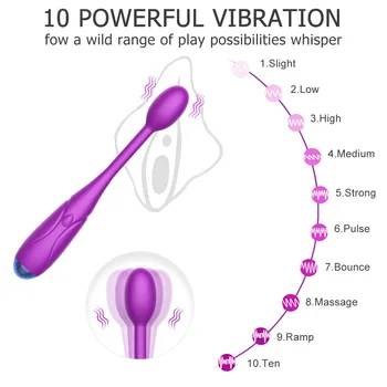 Nye 10 Kraftfulde Vibrationer Vibratorer til Kvinder Blød Silikone Dildo Vibrator Kvindelige Sex Toy Kvinder Anal G Spot Klitoris Stimulator