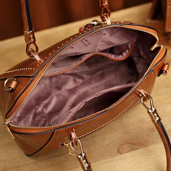 Afslappet luksus håndtasker, kvinder tasker designer damer hånd tasker i Ægte Læder Skulder crossbody taske til kvinder 2018 bolsas Nye T55
