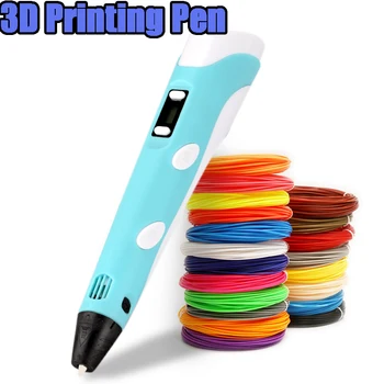 DIY 3D-Print Pen 5V 3D-Pen, Blyant 3D Tegning Pen Med ABS PLA Filament For Børne Børns Uddannelse Hobbyer Legetøj Fødselsdag Gaver