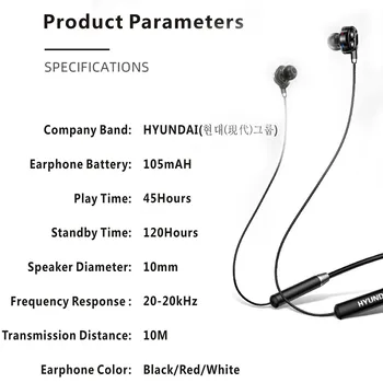 HE02 PRO BL 5.0 Sport, Spil, Bluetooth Hovedtelefoner Dobbelt Øre Hals Krave Hængende Øretelefon Spil for Fred Bluetooth Øretelefoner