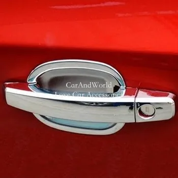 Udvendige dørhåndtag Dække Døren Skål Ramme Dekoration Trimmer Til Chevrolet Captiva 2009-2016 ABS Chrome Car-Styling Tilbehør