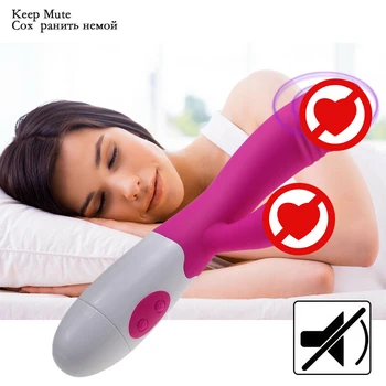 Vibrator G Spot Rabbit Vibrator 30 Hastighed Dildo - Voksen Sex Legetøj Klitoris Stimulator for Vibrator Kvinder Massageapparat Sex Legetøj