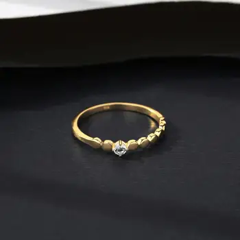 CZCITY Flere Perle Finger Ringe Elskere Bryllup Smykker Engagement Gaver S925 Sterling Sølv Tilbehør