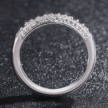 BIJOX HISTORIE, Nye 925 Sølv Smykker Ring med Amethyest Citrin Zircon Sten Fashion Ringe til Kvinder bryllupsfest Engros