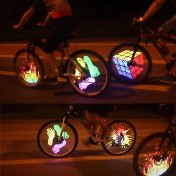 3D-Cykel Talte LED-Lys Oplyser Gader Med Smarte Cykel Hjul Lys, Farverig LED Farverige Cykel Hjul Lys