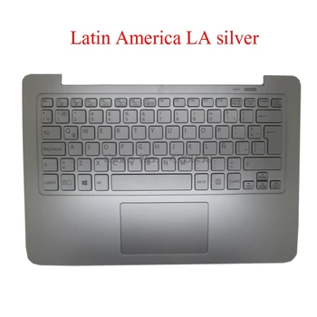 Bærbar Håndfladestøtten For SONY SVF11N SVF11N11CLS SVF11N13CLS 009-200A-4467-EN sølv med Touchpad latinamerika LA baggrundsbelyst tastatur