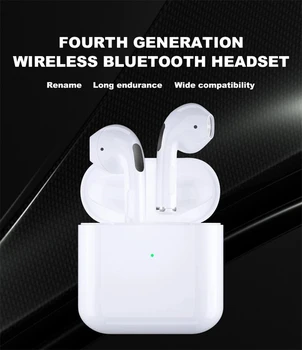 Pro 4 bluetooth-headset TWS trådløse headset HiFi musik ørestykker sports gaming headset til alle smartphones