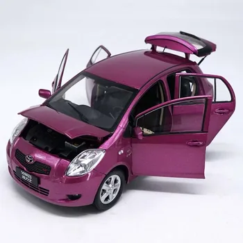 1:18 Skalaen høj simulering bilen seks-døren kan åbne TOYOTA YARIS metal legering bil model die-cast toy køretøj, børn, fødselsdag, gave,