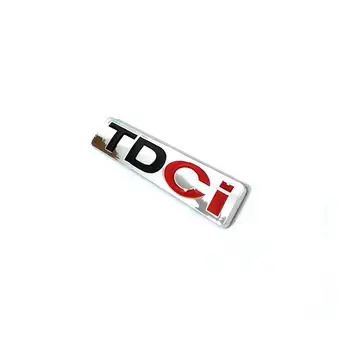 100PCS/MASSE ABS Forkromning TDCI Auto Logo Badge Mærkat Plast