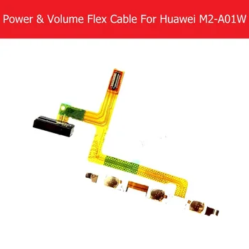 Power & Volume Flex-Kabel For Huawei MediaPad M2 10 M2-A01W M2-A01L M2-A04L Power & Volume Side Nøgle Flex Kabel-reservedele