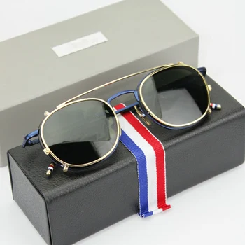 Øjeglas rammer eller solbriller til mænd og kvinder mode optiacl briller TB710 Klip linse solbriller med original kasse, oculos