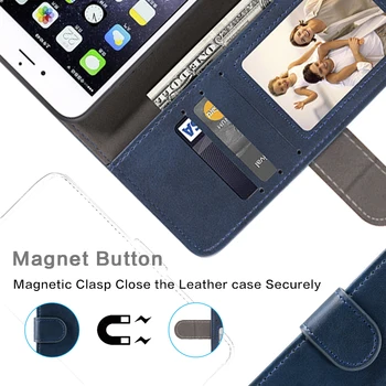 Tilfældet For Umidigi A7S Tilfælde Magnetiske Wallet Læder Cover Til Umidigi A7S Stå Coque Telefonen Tilfælde