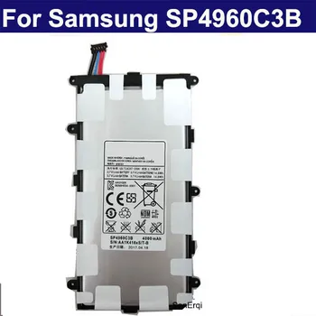 Batteri Til Samsung Galaxy Tab 2 7.0 P3100 P6200 P3110 Tab 7.0 Plus (14.8 Wh) 4000mAh SP4960C3B Batterie Batería