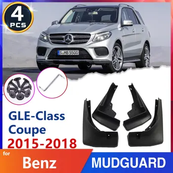 Bil Mudder-Klapper Fender Skærmene til Mercedes Benz GLE Klasse Coupe C292~2018 2016 Stænklapper Tilbehør Auto-Varer Klistermærker