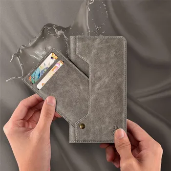 Musubo Luksus Ægte Læder Case Til iPhone XR Xs Max X Funda Tegnebog Beskytte Cover Til iPhone SE 2020 8 Plus 7 Card Flip Shell