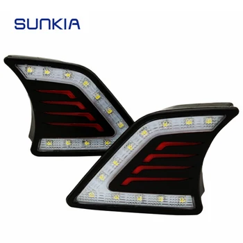 SUNKIA LED Kørelys LED tågelys Dele Super Lyse DRL 2 stk/Sæt Særlige Forreste lampe til Toyota Hilux Vigo 2012-15