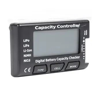 Digital Batteri-Kapacitet Checker RC CellMeter 7 2-7S Til LiPo Liv Li-ion Genopladelige Nicd Spænding Tester Høj Kvalitet