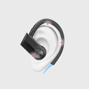MEUYAG Bluetooth Hovedtelefon Sport Neckband Trådløse hovedtelefoner Stereo Øretelefoner Musik Hovedtelefoner med Mikrofon Til iPhone og Android