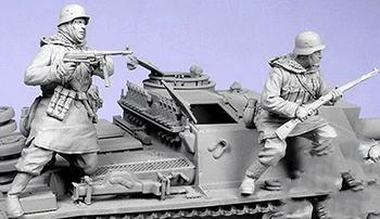 1/35 gamle officer i slag omfatter 2 (INGEN TANK ) Resin figur Model kits Miniature gk Unassembly Umalet