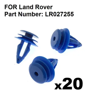 20x For Land Rover Range Rover Evoque plastklemmer til de Forreste & Bageste hjulkasse Trim, OE#LR027255