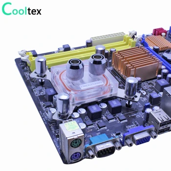 DIY CPU Vand køling blok Waterblock radiator vandkølet blok køler til computer intel LGA 775/115x/1366/2011 X99 X79