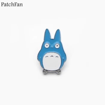 Patchfan 5pcs/lot Min Nabo Totoro Zink slips Pins rygsæk, tøj, brocher til mænd, kvinder hat dekoration badges medaljer A1238