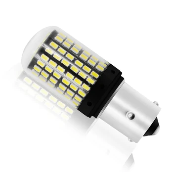 1pc 1156 BA15S T20 LED P21W W21W PY21W Canbus LED Pærer Ingen Hyper Flash Lys Auto Turn-Signal Parkering Lys 3014 144SMD