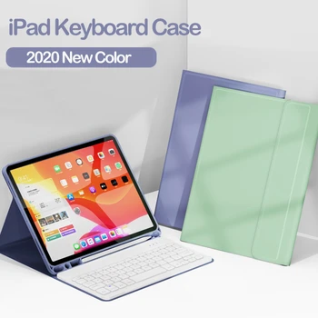 Bluetooth Keyboard Case til iPad Luft 1 2 9.7 2018 Pro 10.5 Luft 3 Silikone Funda til iPad 10.2 8 7 Pro 11 12.9 Luft 4