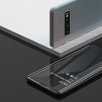 2019 Ny Smart Spejl Flip Phone Case for Samsung Galaxy s10 e plus Se Cover For Samsung note 10 10+ plus Funda shell capa