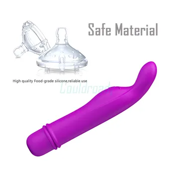 Kraftfuld 10 Frekvens Silikone Rabbit Vibe Bullet Vibrator Klitoris Stimulation Mini G-punkt Dildo Vibrator Sex Legetøj til Kvinder