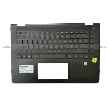 NY Original Til HP X360-14M 14-BA 14-BA048TX 14-BA100TX Bærbar Håndfladestøtten store bogstaver US Tastatur Ikke-Baggrundsbelyst 924117-001
