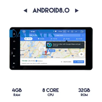 Android-8.0 Bil Stereo Radio GPS-Navigation Til Mitsubishi Outlander Lancer ASX Mms ingen bil DVD-Afspiller SatNav Audio Auto