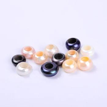 10stk/masse hul dia 5-7mm blanding af farver, murano Europæiske charme spacer perler Naturlige ferskvands Perle-Perler, smykker DIY til armbånd