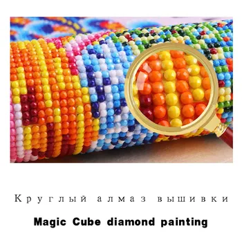 Megayouput Diamant Broderi diy diamant Maleri Cross Stitch kit Dyr tegneserie billede, 3d-Diamond Mosaik Home Decor 30X30