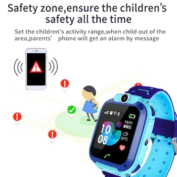 Ny Smart watch Børn SmartWatches Baby Se for Børn i SOS-Opkald Placering Finder Locator Tracker Baby Anti Tabt Smartwatch
