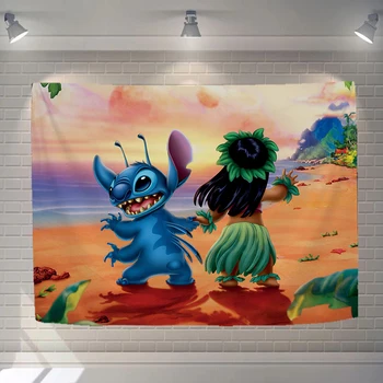 Mandala-Tapetet Væggen Hnaging Disney Sy Børn Børn Soveværelse Dcoration Tæppe Tæppe Polyester Tegnefilm Tæppe Tapet