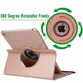 360 Roterende etui til Apple iPad Luft 2019 10.5 3 3rd Generation A2152 A2153 A2154 A2132 Pro 10.5 A1701 A1709 Smart Cover Funda