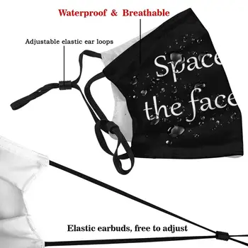 Spaceballs Ansigtet Msk Sjov Og Store Idé Mode Print Genanvendelige Sjove Pm2.5 Filter Munden Ansigtsmaske Hilsen Masker