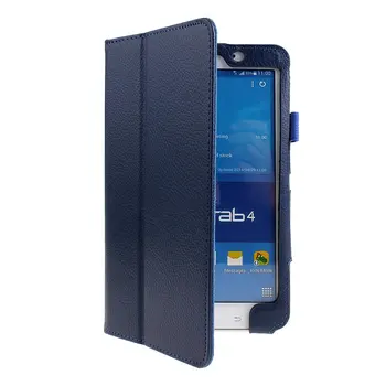 For Samsung Galaxy Tab 4 7.0 Sagen Folde PU Læder Stå Case Cover til Samsung Galaxy Tab 4 7.0