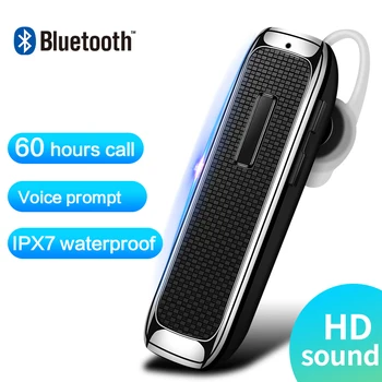 K20 Bluetooth-Headset Bluetooth 5.0 Ørestykke Mini Enkelt Håndfri Hovedtelefoner Business Øretelefoner med Mikrofon til at Køre
