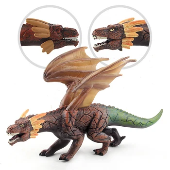 7 Stilarter Stor Størrelse Jurassic Vilde Liv Dinosaur Toy Sæt Plast Spille Legetøj World Park Dinosaur Model Action Figurer, Børn, Dreng Gave