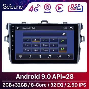 Seicane 9 tommer Android 9.0 DSP IPS RDS Bil GPS Multimedie-Afspiller Til 2006 2007-2012 Toyota Corolla Støtte Radio Spejl Link
