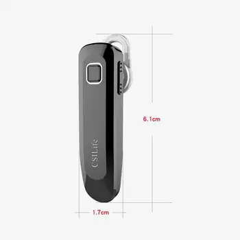 Business-Bluetooth-5.0 Hovedtelefon Bil Trådløse Hovedtelefoner Sandt TWS Headset med Mic-Hifi-Lyd Ørepropper for Xiaomi Huawei Oppo Iphone