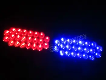 2*22LED LED Strobe Lys Bil Lommelygte LED advarselslys LED Lys i Høj Kvalitet LED-Lys