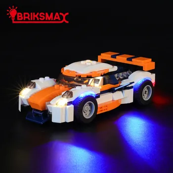 BriksMax Led Lys Kit Til 31089 Skaberen Solnedgang Track Racer , (IKKE Omfatter Model)