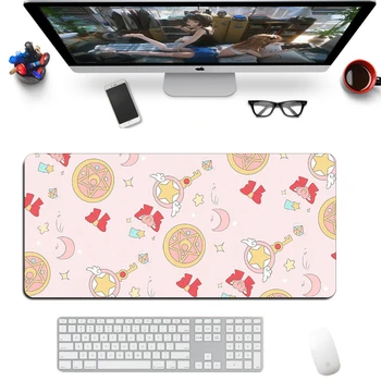 Søde Lilla Sailor Moon Gummi Mus Holdbar Desktop musemåtte 60x30Cm musemåtte Tastaturer Mat Skrivebord tilbehør smudsafvisende